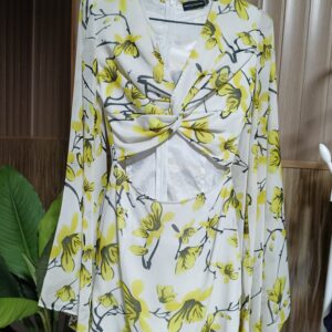 Floral dress with Long sleeve